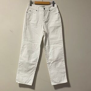 Denver Hayes Classic Fit White Straight Leg Stretch Jeans Women’s 4x30
